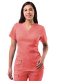 Adar Womens Elevated V-neck Scrub Top 1
