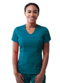 Adar Women's Modern V-Neck Scrub Top 1