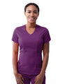 Adar Women's Modern V-Neck Scrub Top 1