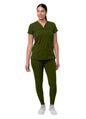 Adar Women's Movement Booster Jogger Scrub Set 1