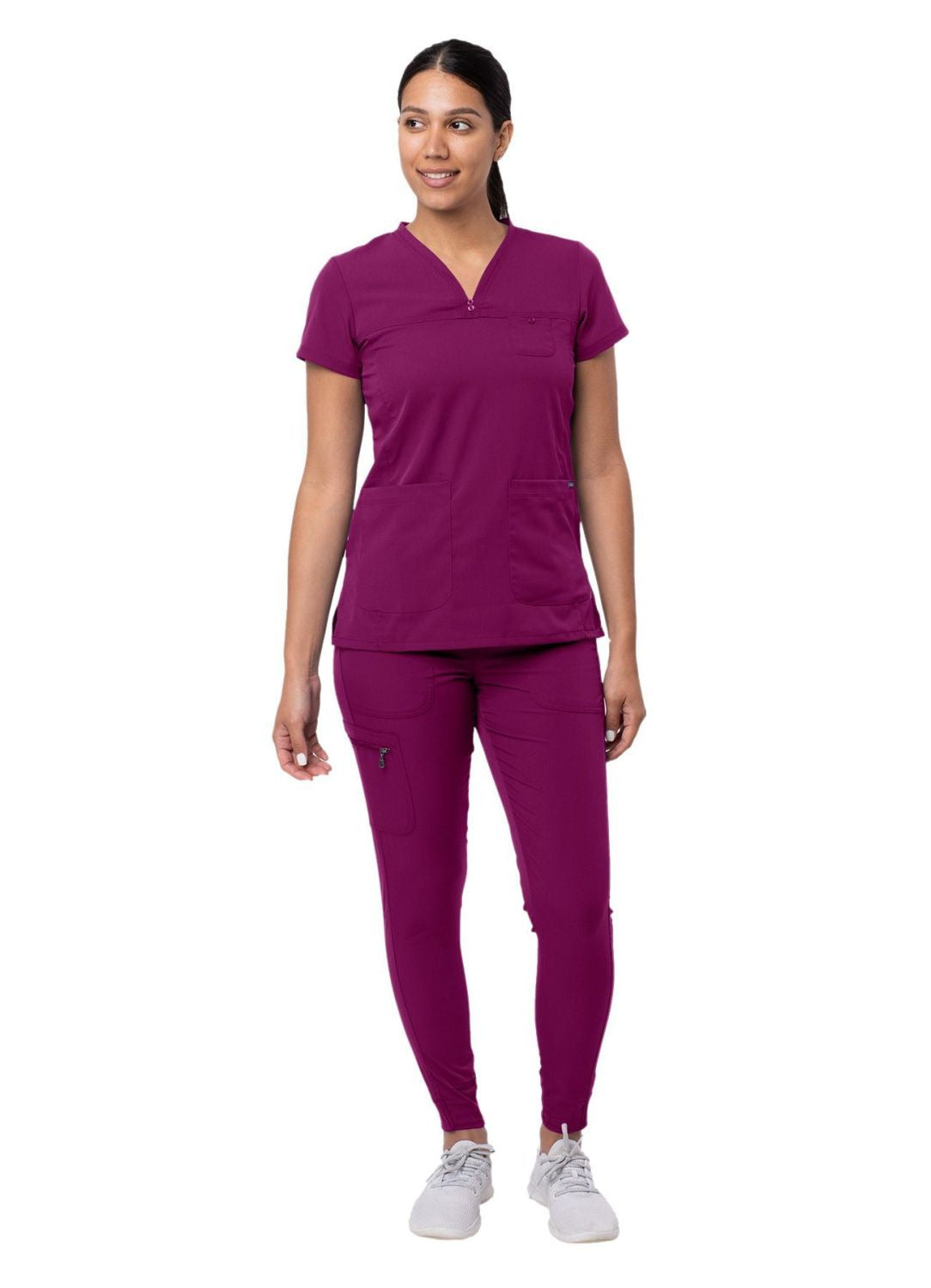 Adar Women's Movement Booster Jogger Scrub Set 2