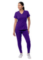 Adar Women's Modern Athletic Jogger Scrub Set 3