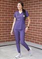 Adar Women's Modern Athletic Jogger Scrub Set 3