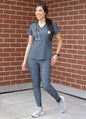 Adar Women's Modern Athletic Jogger Scrub Set 3
