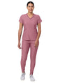 Adar Women's Modern Athletic Jogger Scrub Set 3