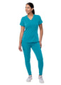 Adar Women's Modern Athletic Jogger Scrub Set 2