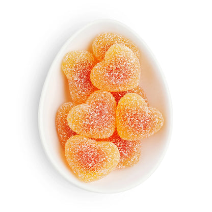 Sugarfina Peach Bellini Gummy Hearts - 2.5 LB Bulk Bag