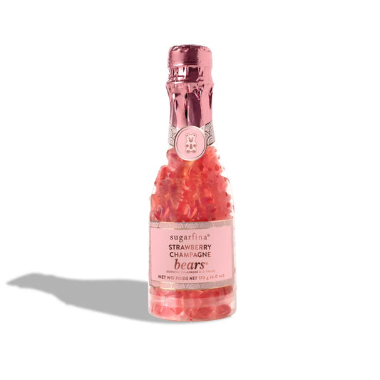 Sugarfina Strawberry Champagne Gummy Bears Celebration Bottle