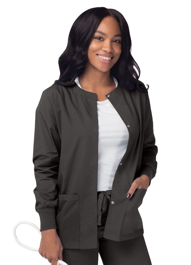 Adar Women's Warm-Up Jacket - Lavender - Navy - Charcoal