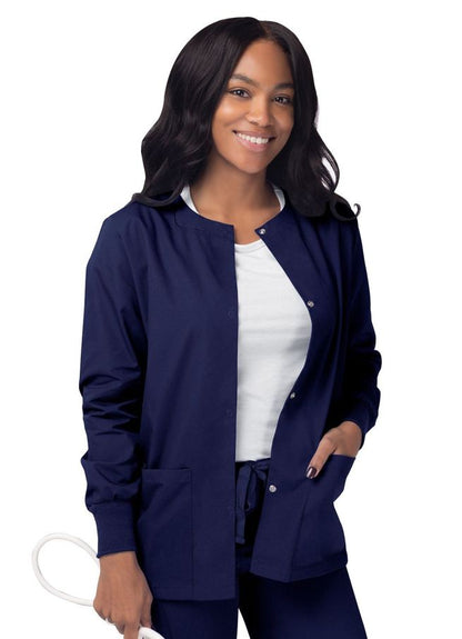 Adar Women's Warm-Up Jacket - Lavender - Navy - Charcoal