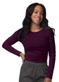 Adar Women's Long Sleeve Comfort Underscrub Tee 1