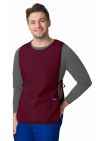 Adar Unisex Cobbler Apron Black - Burgundy - Caribbean Blue