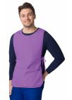 Adar Unisex Cobbler Apron - Navy - Lavender - Mandarin Orangey 1