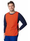 Adar Unisex Cobbler Apron - Navy - Lavender - Mandarin Orangey 1