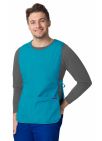Adar Unisex Cobbler Apron - Sherbet - Turquoise - White 1