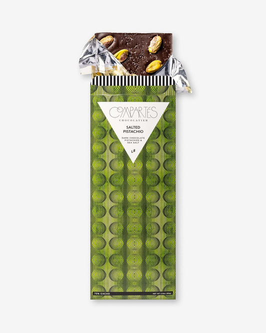 Compartes Chocolates Salted Pistachio Chocolate Bar