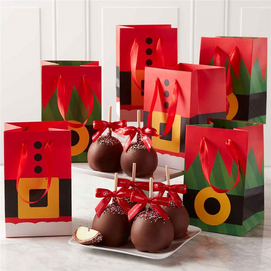 Mrs Prindables Santa's Helpers Caramel Apple Gift Set