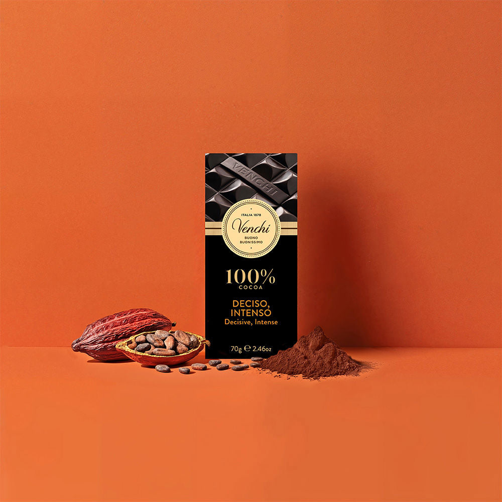 Venchi 100% South America Chocolate Bar 2.46 oz
