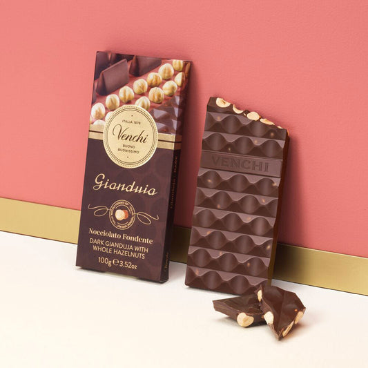 Venchi Dark Gianduia Hazelnut Bar 3.52 oz
