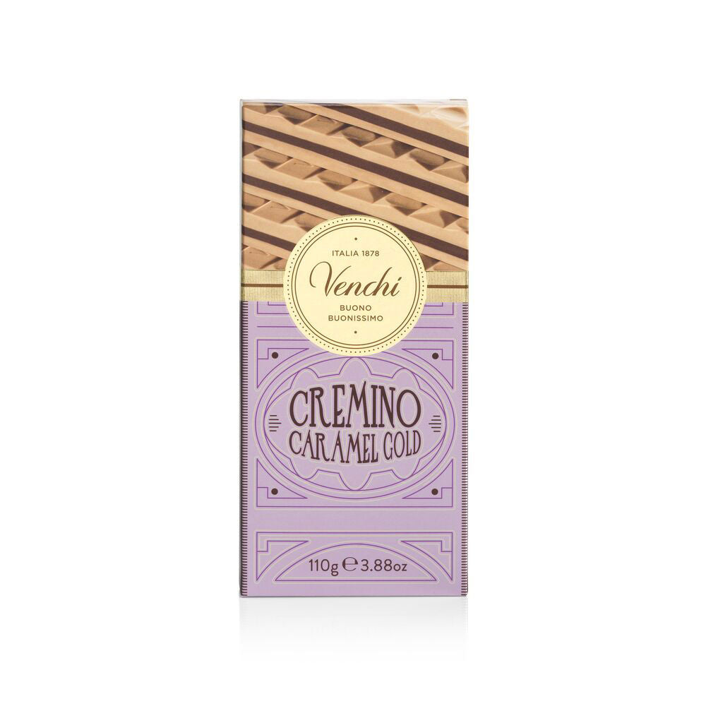 Venchi Gold Caramel Cremino Bar 3.52 oz