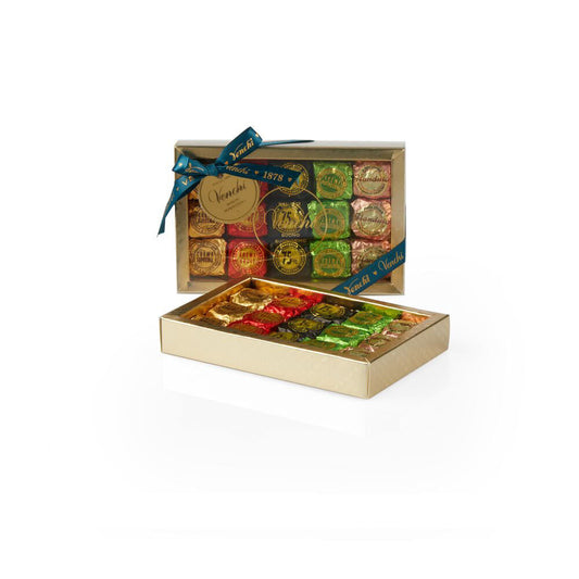 Venchi Golden Gift box with Assorted Chocoviar 10.05 oz
