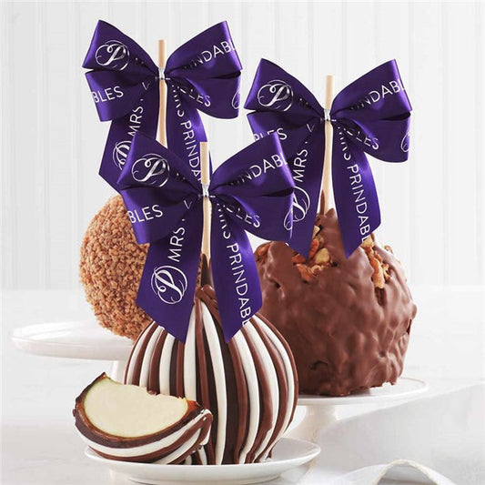 Mrs Prindables Jumbo Caramel Apple 3-Pack Gift