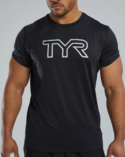 TYR Airtec Men's Big Logo Tee - Solid / Heather