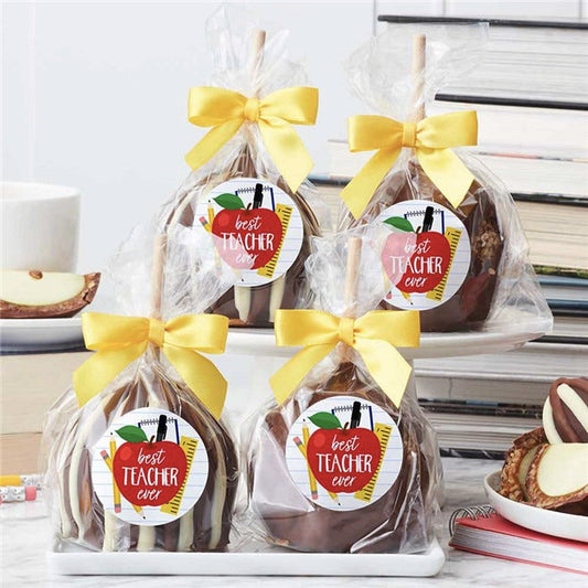 Mrs Prindables Teacher Appreciation Caramel Apple 4-Pack