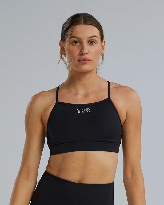 TYR Women's TYR Women's TYR Base Kinetic Women's Crossback Sports Bra - Solid