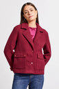 Tribal Women's Boiled Wool Peacoat