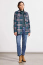 Tribal Women's Plaid Shacket With Chest Pocket