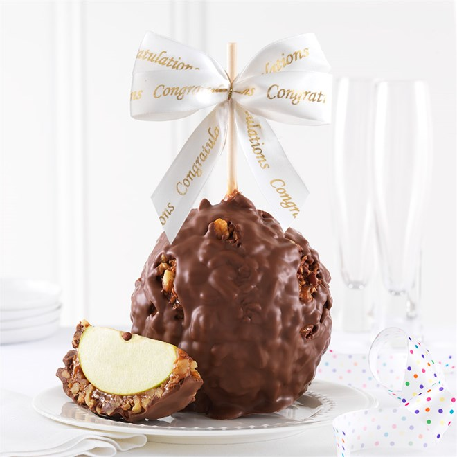 Mrs Prindables Congratulations Jumbo Caramel Apple