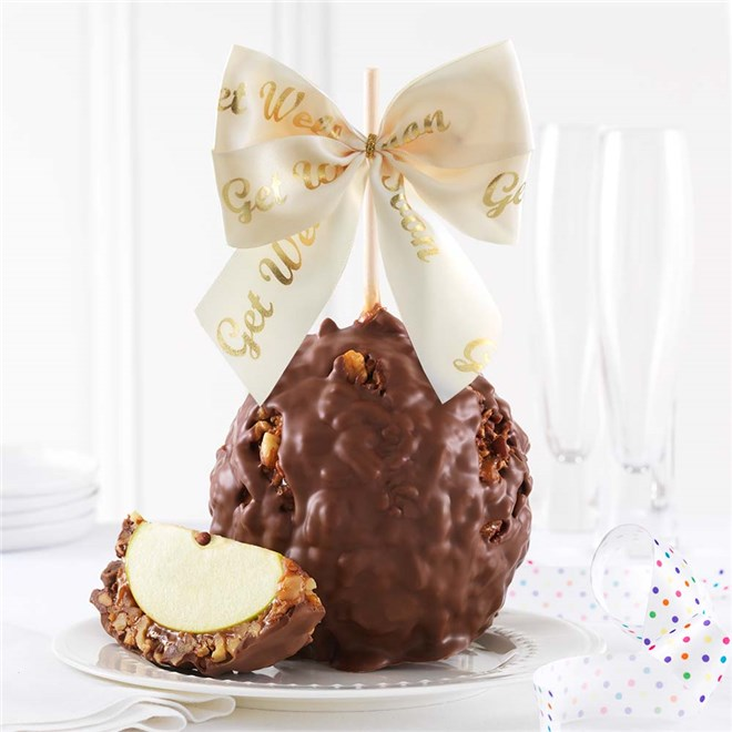 Mrs Prindables Get Well Soon Jumbo Caramel Apple