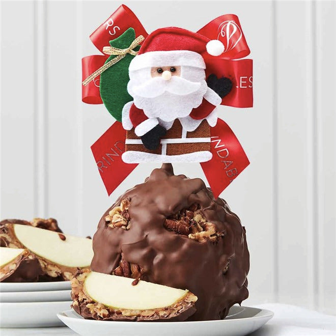 Mrs Prindables Jolly Old Saint Nick Jumbo Caramel Apple