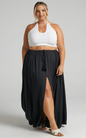 Showpo Under The Twilight Maxi Skirt - Thigh Split Skirt