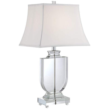 Lamps Plus Vienna Full Spectrum Tilde 26 1/4" Clear Crystal Urn Glass Table Lamp