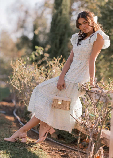 JessaKae Florette Dress - Raindrop