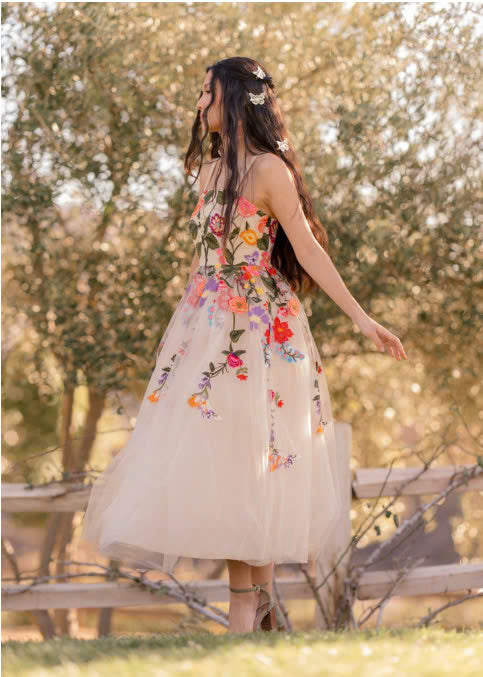 JessaKae Garden Vale Dress - champagne