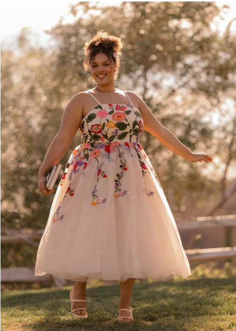 JessaKae Garden Vale Dress - champagne