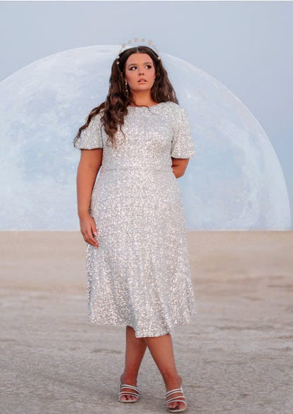 JessaKae Nova Dress - Starlight Silver
